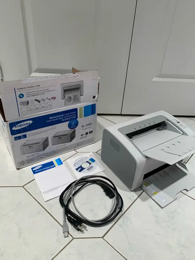 Samsung ML-2165w Laser Wireless Printer in Printers, Scanners & Fax in Markham / York Region - Image 4