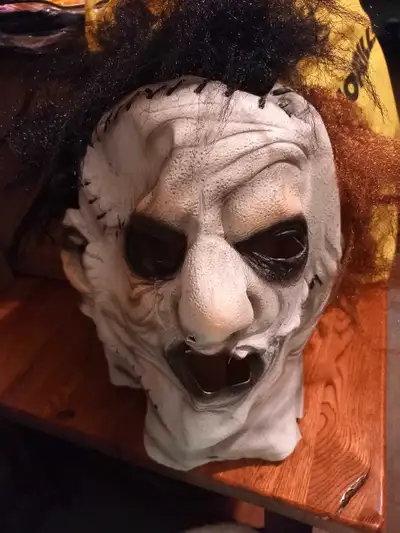 NEW! NECHARI Latex Scary Mask for Adult Cosplay Costume, View more
