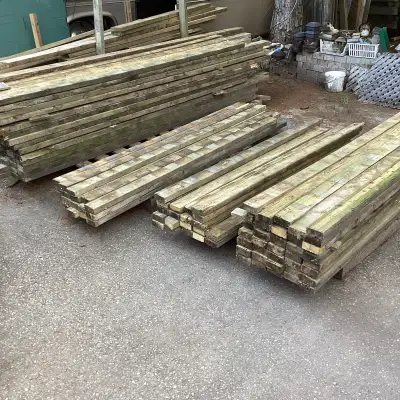 Search SILVERBUNNY for my other ads Selling various cuts of reclaimed pressure treated 2x4 lumber 3...
