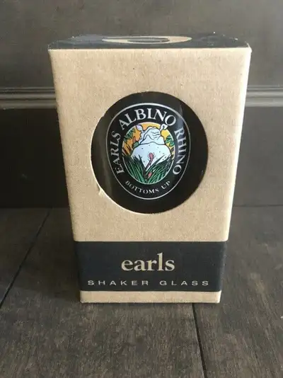 Earls Albino Rhino Ale Shaker Glass, View more