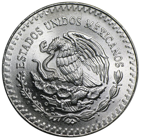 1984 Mexico Libertad ONZA PLATA Silver Coin in Arts & Collectibles in Edmonton - Image 2