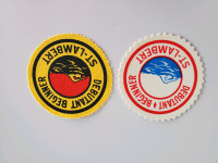 St-Lambert Debutant Beginner Swimming Fabric Badges 1060's