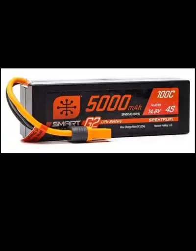 Spektrum G2 5000mAh 14.8V 4S LiPo Battery, View more