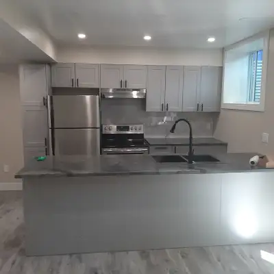 One bedroom spacious basement apartment for rent in beautiful village of Ayr. In private house. Sepa...