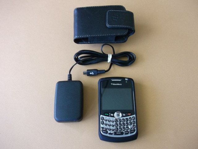 Blackberry Cellphone,8330,+adapter and case,Battery,Card in Cell Phones in City of Toronto