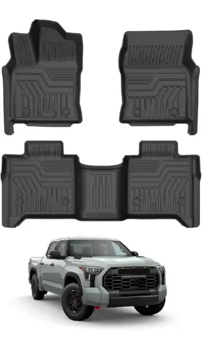 2022-26 Toyota Tundra All Weather Floor Liners Mats, View more