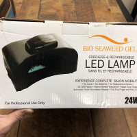 Bio Seaweed Gel Professional LED UV Nail Lamp 24W Black New