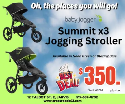 Baby Jogger Summit x3 Jogging Stroller, View more
