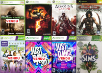 Jeux Xbox/Xbox 360 pour vente/échange. Xbox Games For Sale/Trade