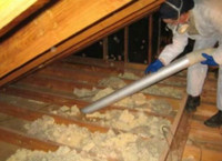 attic insulation removal, vermiculite, all ONTARIO