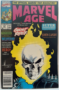 Marvel Age # 87, Preview of New Ghost Rider, NS Edition