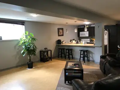 Basement room available for rent from July 1st Open for both private and shared occupations Rent for...