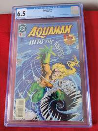 GRADED AND SEALED, 1994 AQUAMAN COMIC BOOK, ISSUE #1!!!