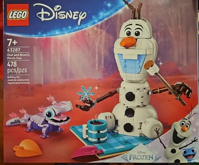 Lego Disney Frozen 43287 Olaf Bruni’s Picnic Fun New Sealed