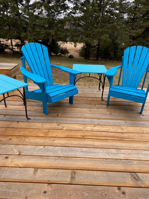 Adirondack chairs and tables in Patio & Garden Furniture in Charlottetown - Image 2