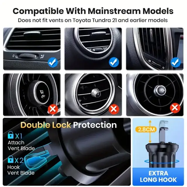 TOPK Phone holder for car in Cell Phone Accessories in City of Toronto - Image 4