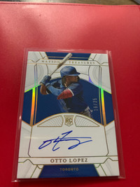 Baseball Panini Otto Lopez Rookie Card Auto #/25