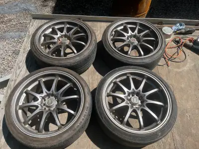 4 -16 inch ALT rims dual pattern 4x100 & 4x113.5 $150 OBO Tires may or may not be usable.