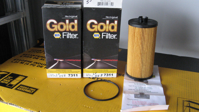 NAPA GOLD 7311 ENGINE OIL FILTERS, FORD SUPER DUTY 6.0 2003-2008 in Engine & Engine Parts in Saskatoon