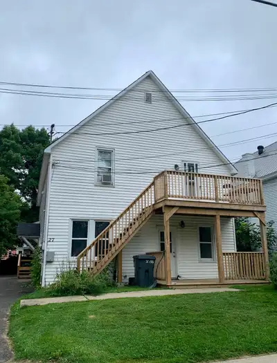 3-Bedroom Apartment for rent in convenient downtown location. Bottom floor with covered deck area. W...