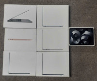 Empty Apple Computer Boxes Packaging MacBook Air Pro iPad Laptop