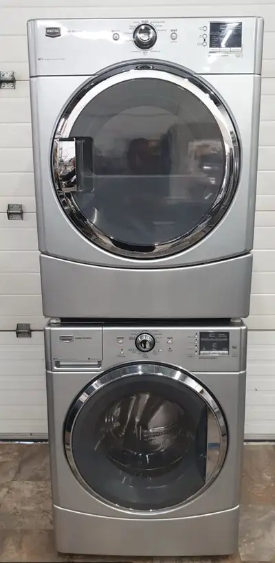 Maytag stackble washer dryer delivery available , View more