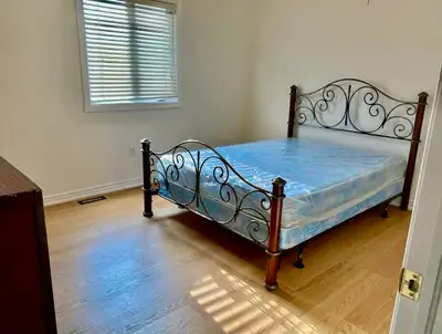 QUEEN Maritial BED-  MATTRESS, FRAME & HEAD/FOOT, View more