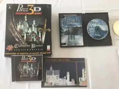 4 jeux sur CD en 3 D virtuel château en Bavière, View more