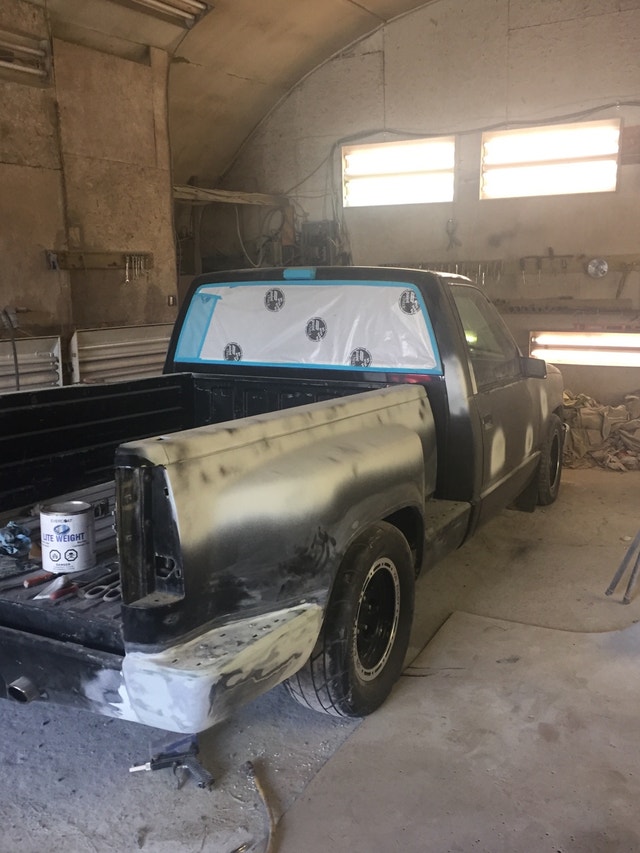 1990 Chevy Silverado 350 lowered black cherry Classic Cars