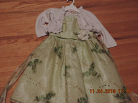 Girl's Size 7 - 12 Fancy Dresses, Tights & Shoes (Size 13-2)