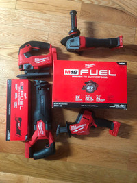 Milwaukee m18 fuel tools brand new
