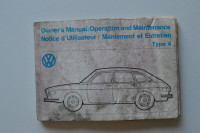 VW VOLKSWAGEN Type 1 1974 Owner's Manual