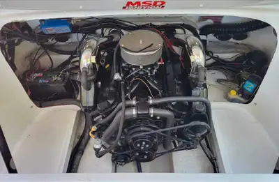 Mercruiser 502 naturally aspirated big block Chevy 550hp it was completely rebuilt in 2016. Stainles...