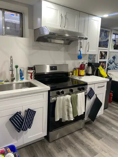 me and my boyfriend are looking for someone to sublet our basement apartment while we’re away for th...