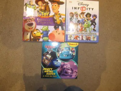 Toy Story collection has a bunch of stories. Book is quite heavy and came away from the binding as y...