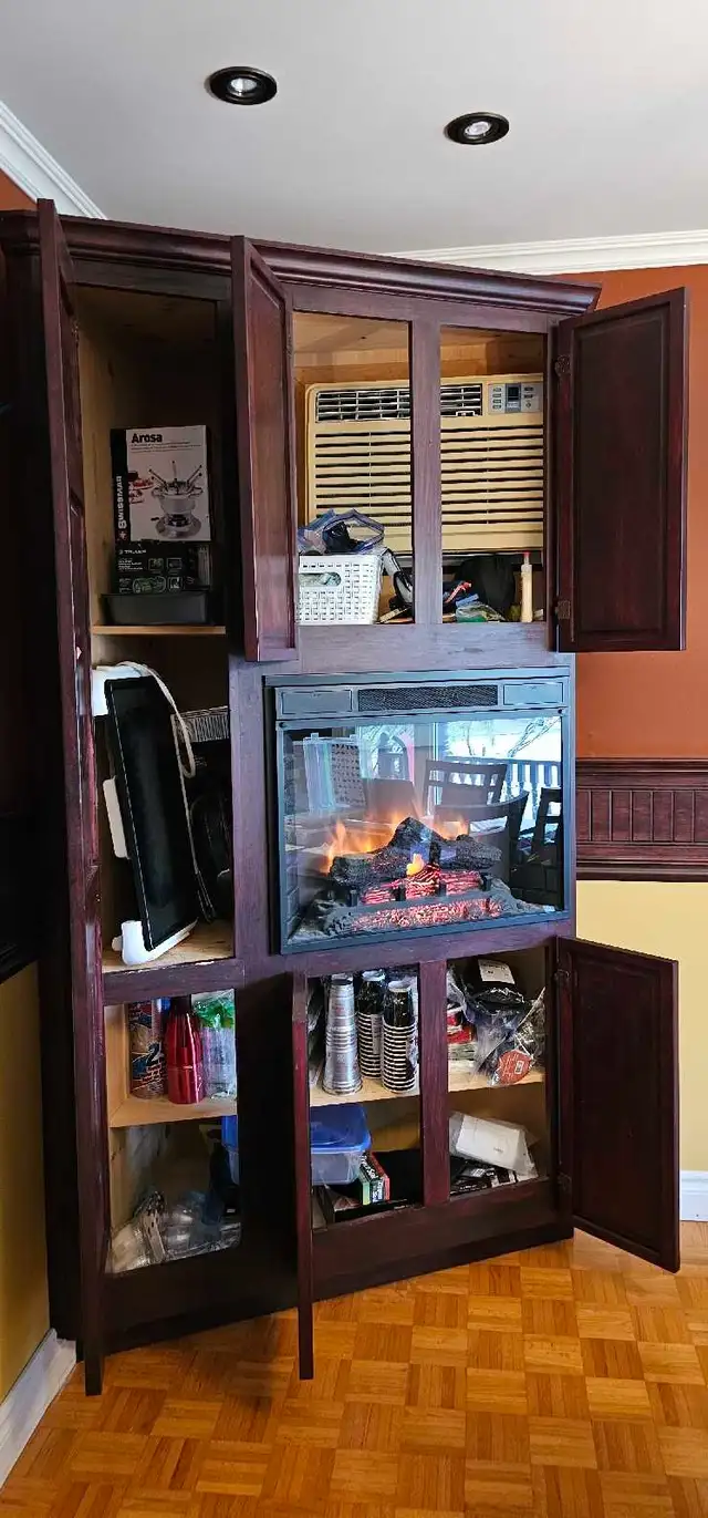 Meuble de coin avec foyer électrique  in Dressers & Wardrobes in Longueuil / South Shore - Image 7