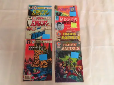 Crime & Military Comic Book Lot, View more