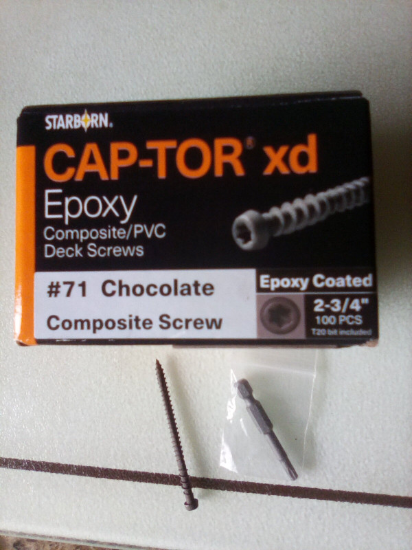 Starborn Captor xd Epoxy Composite or PVC Deck Screws in Hardware, Nails & Screws in Winnipeg