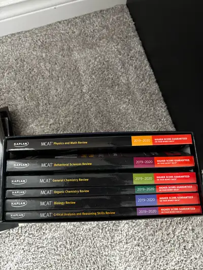 Kaplan MCAT 7-Book Set + Study Tips (Resident Doctor @ McMaster), View more