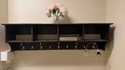 Floating Wall Shelf, Brown -Great Condition, View more