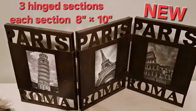 PARIS DECOR~Duvet cover/clock/frame/pictures/jewelry holder+more in Home Décor & Accents in Barrie - Image 3