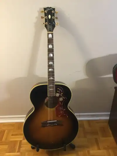 Gibson J 200 Sunburst Acoustic Guitar 1980, View more