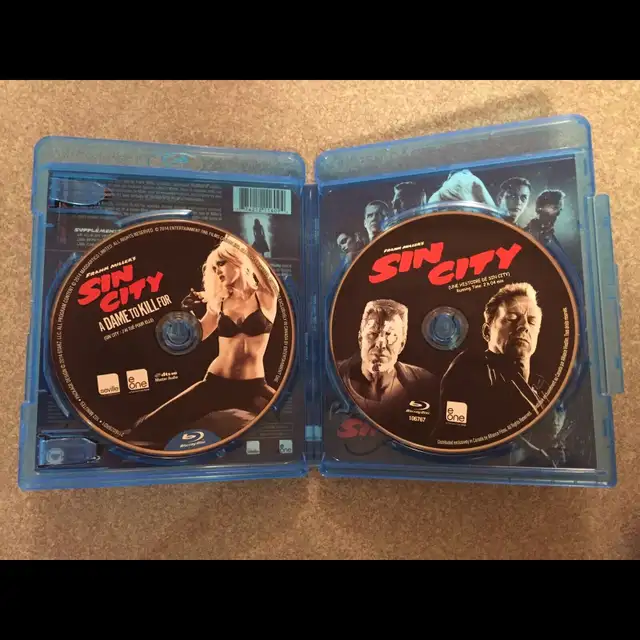 Frank Miller’s Sin City 2 bluray set A Dame To Kill For 63347537389825123