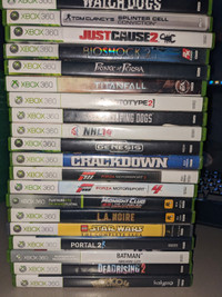 Lot of 39 Xbox 360 games ( includes steel case GTA 5)