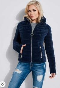 Guess Quilted Blue Jacket