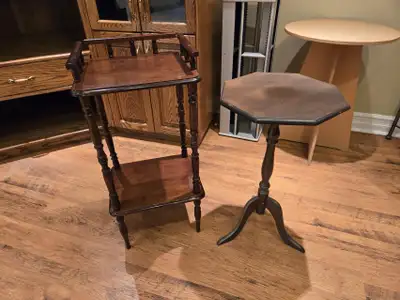 Telephone table: 14" L x 12" D x 30" H See instructions below if you are interested in this item. Th...