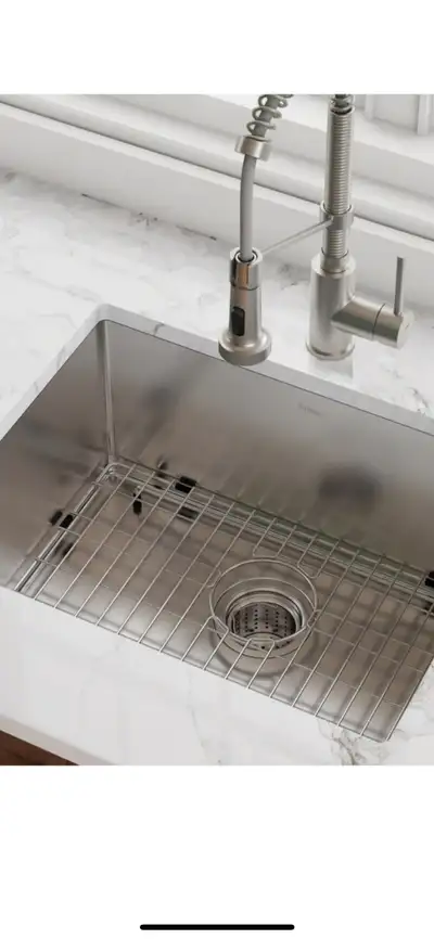  Beautiful stainless steel sink