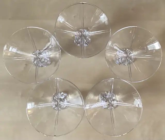 PRICE DROP! 5 NACHTMANN HAVANNA Crystal Martini Cocktail Glasses in Kitchen & Dining Wares in West Island - Image 3