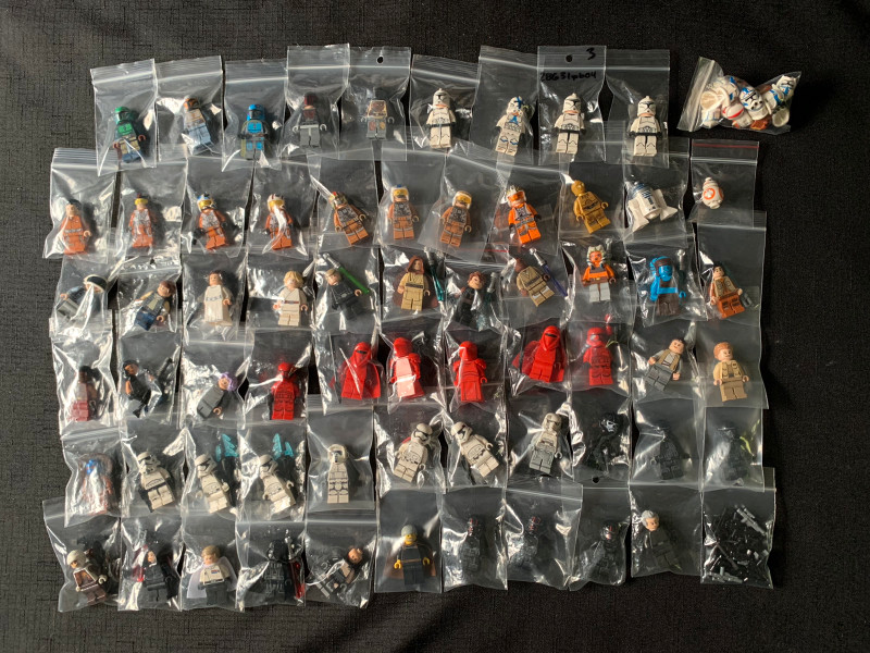Used, LEGO Star Wars Minifigures - Complete Lot (NEW PRICE!!!) for sale  