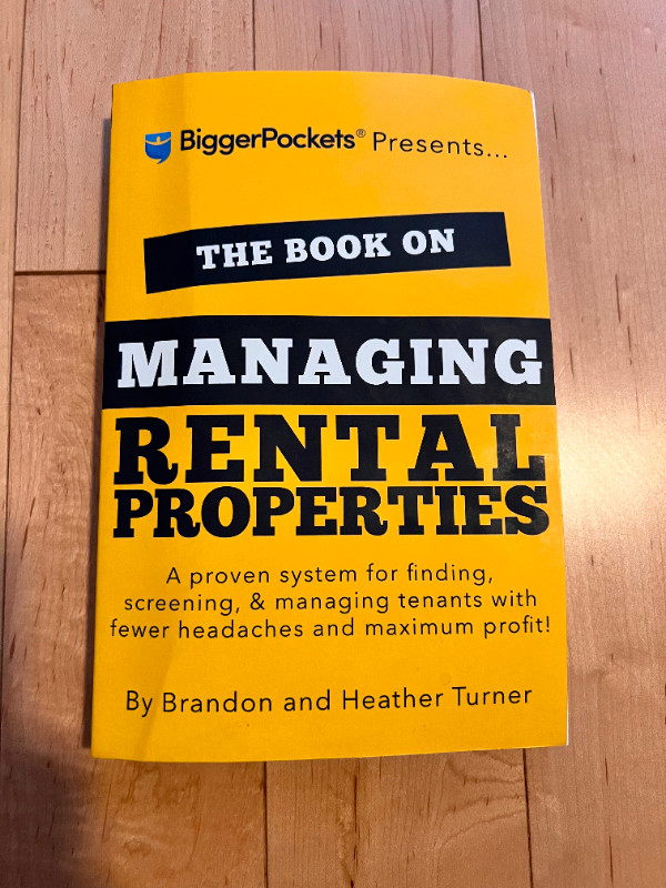The Book on Managing Rental Properties in Textbooks in Ottawa